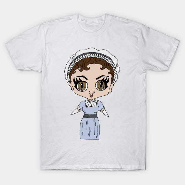 Jane Austen T-Shirt by thehistorygirl